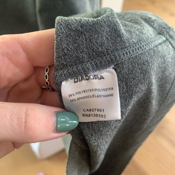 Heather Grey Built-In Bra Tank Top – Crossback Yoga Style - Picture 4 of 7